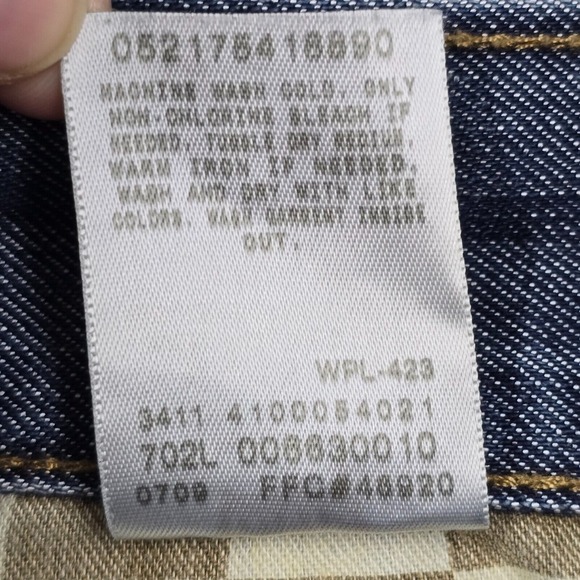 Levis 514 Jeans Mena 38x34 Blue Slim Straight Medium Wash Denim Skater Y2K‎ - Picture 6 of 14